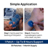 DUORI Sleep+ Patches in hand for application