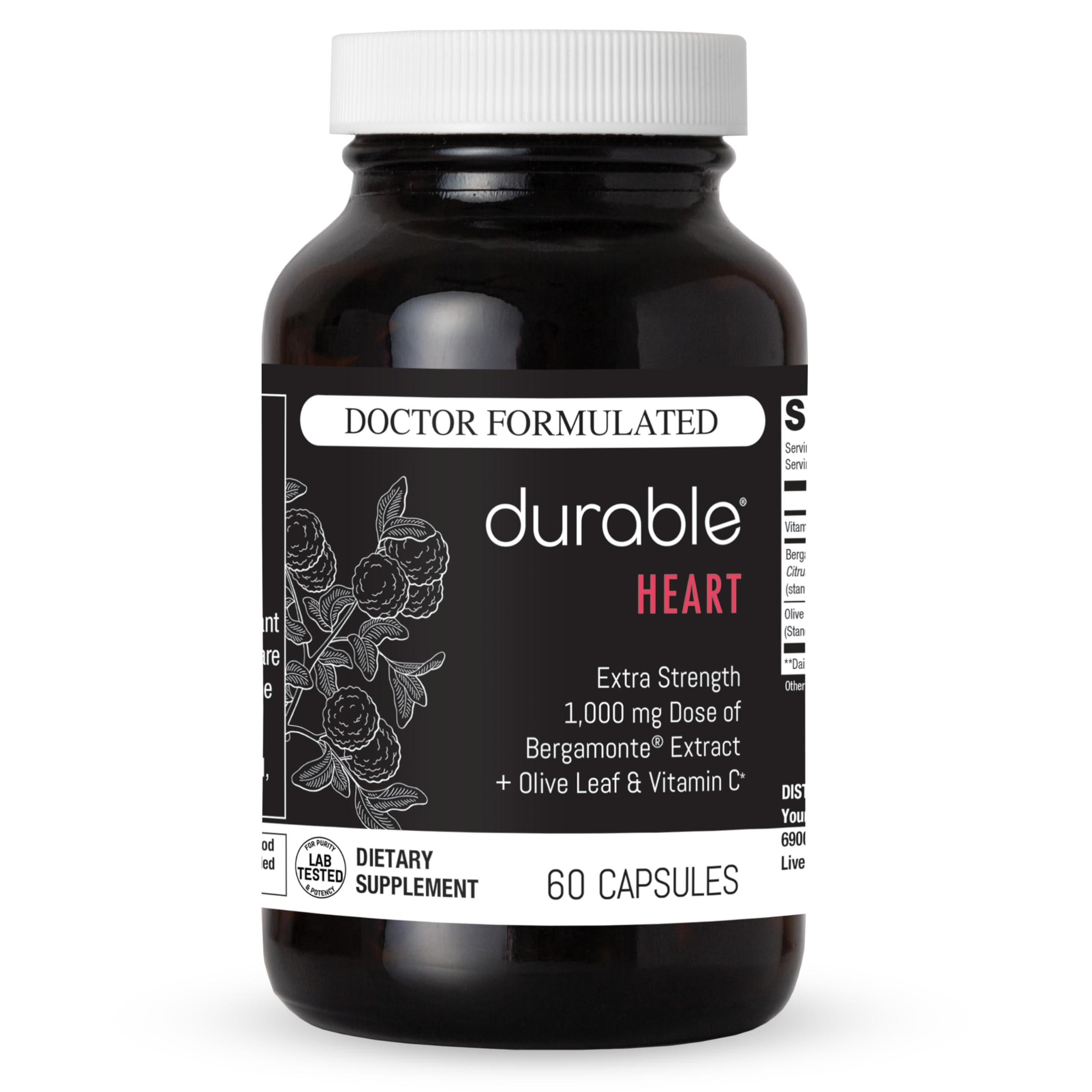 Durable Heart Supplement bottle front view