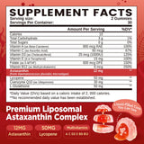 duwhot Astaxanthin Gummies close-up of gummy shape