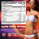 duwhot Astaxanthin Tanning Gummies showing natural orange flavour