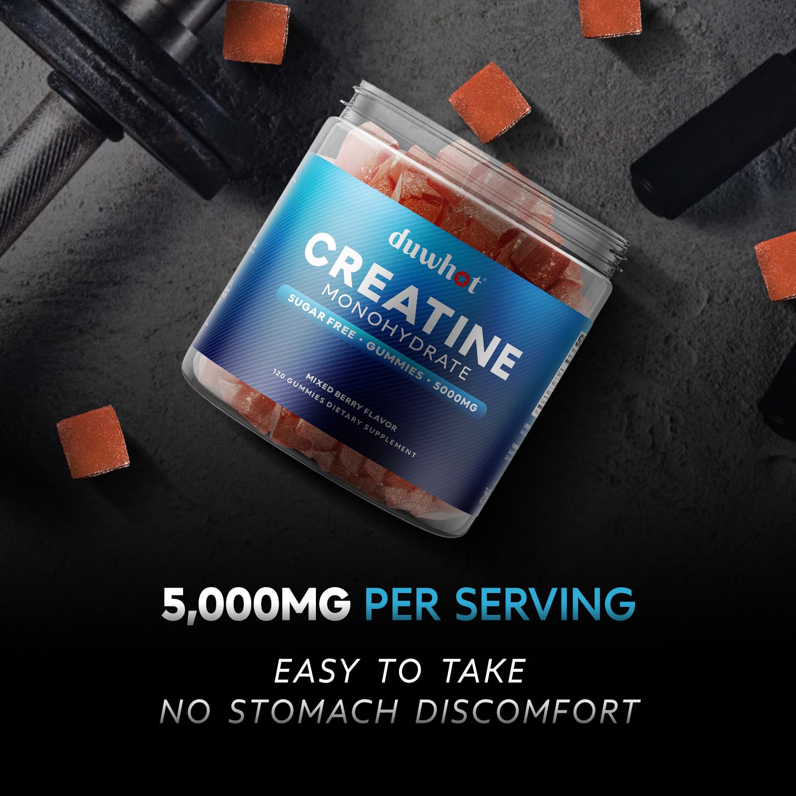duwhot Creatine Monohydrate Gummies lifestyle scene