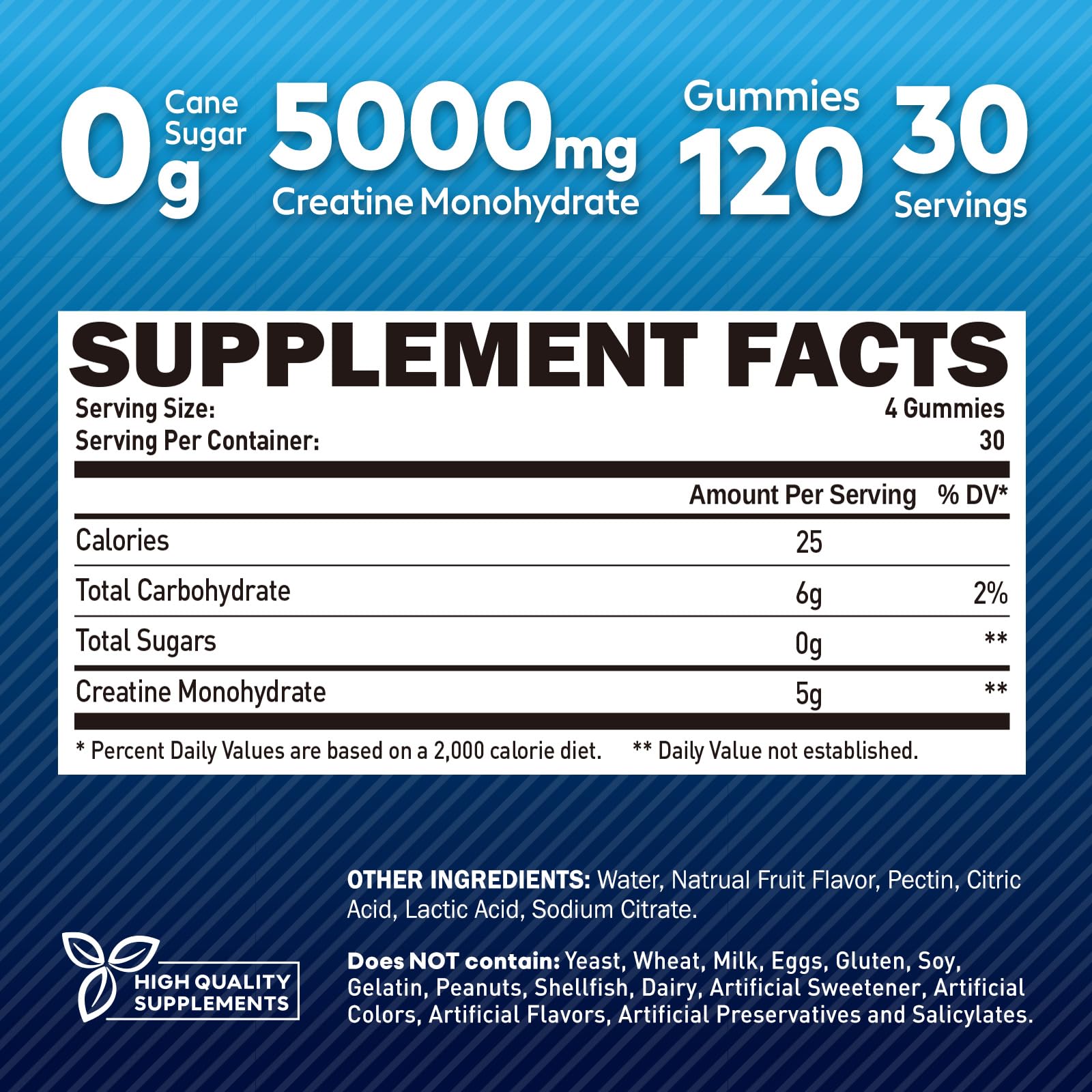 duwhot Creatine Monohydrate Gummies natural mixed berry flavour close-up