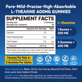 duwhot L-Theanine Gummies 400mg side view with gummies