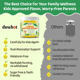 duwhot L-theanine Gummies for Kids 4+ showing serving size