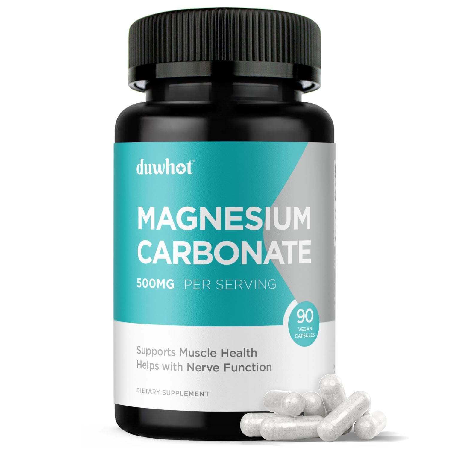 duwhot Magnesium Carbonate Capsules 500mg front view
