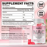 duwhot NAC Gummies strawberry flavour side view