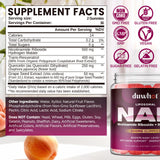 duwhot NAD supplement gummies showing natural peach flavour