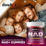 duwhot NAD supplement gummies showing pectin-based ingredients