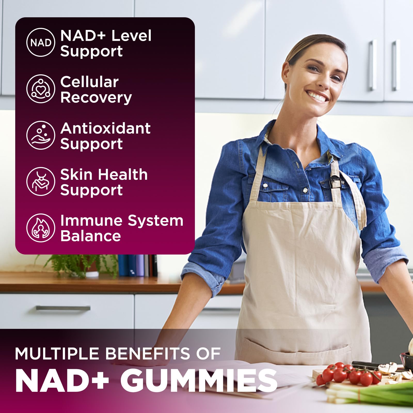 duwhot NAD supplement gummies side view