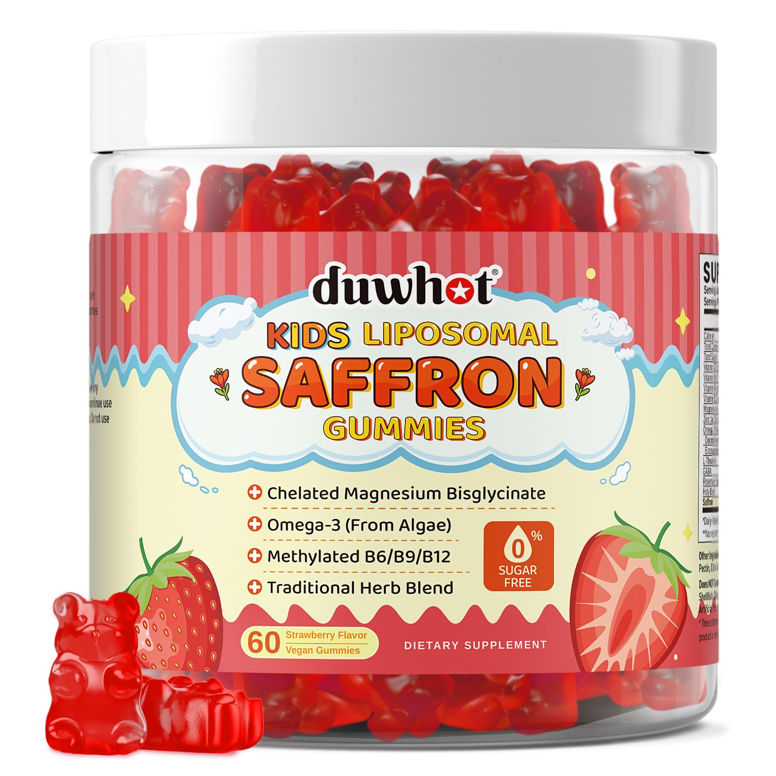 duwhot Saffron Gummies for Kids front view