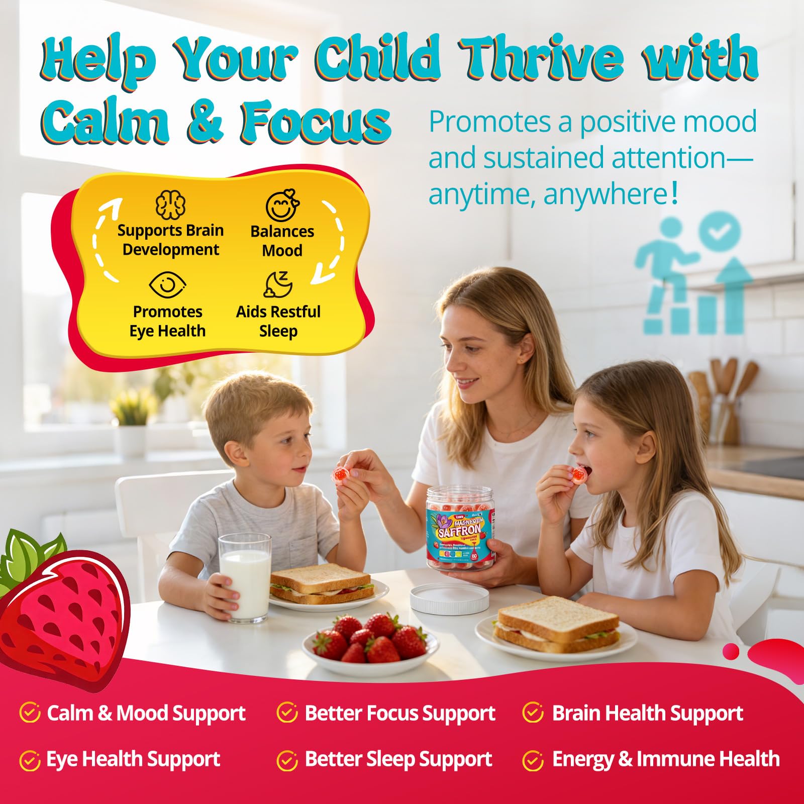 duwhot Saffron Gummies for Kids ingredients list