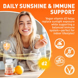 duwhot Vitamin D2 Gummies 2000 IU natural orange flavour