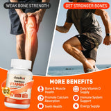 duwhot Vitamin D2 Gummies 2000 IU nutritional information