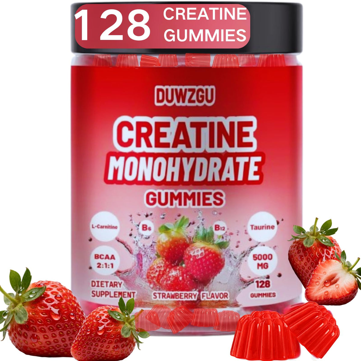 DUWZGU Creatine Gummies front view packaging