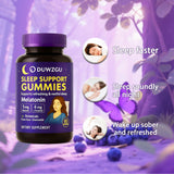 DUWZGU Sleep Gummies with melatonin and calming herbs