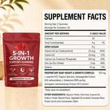 DXWXH Growth Gummies packaging side view