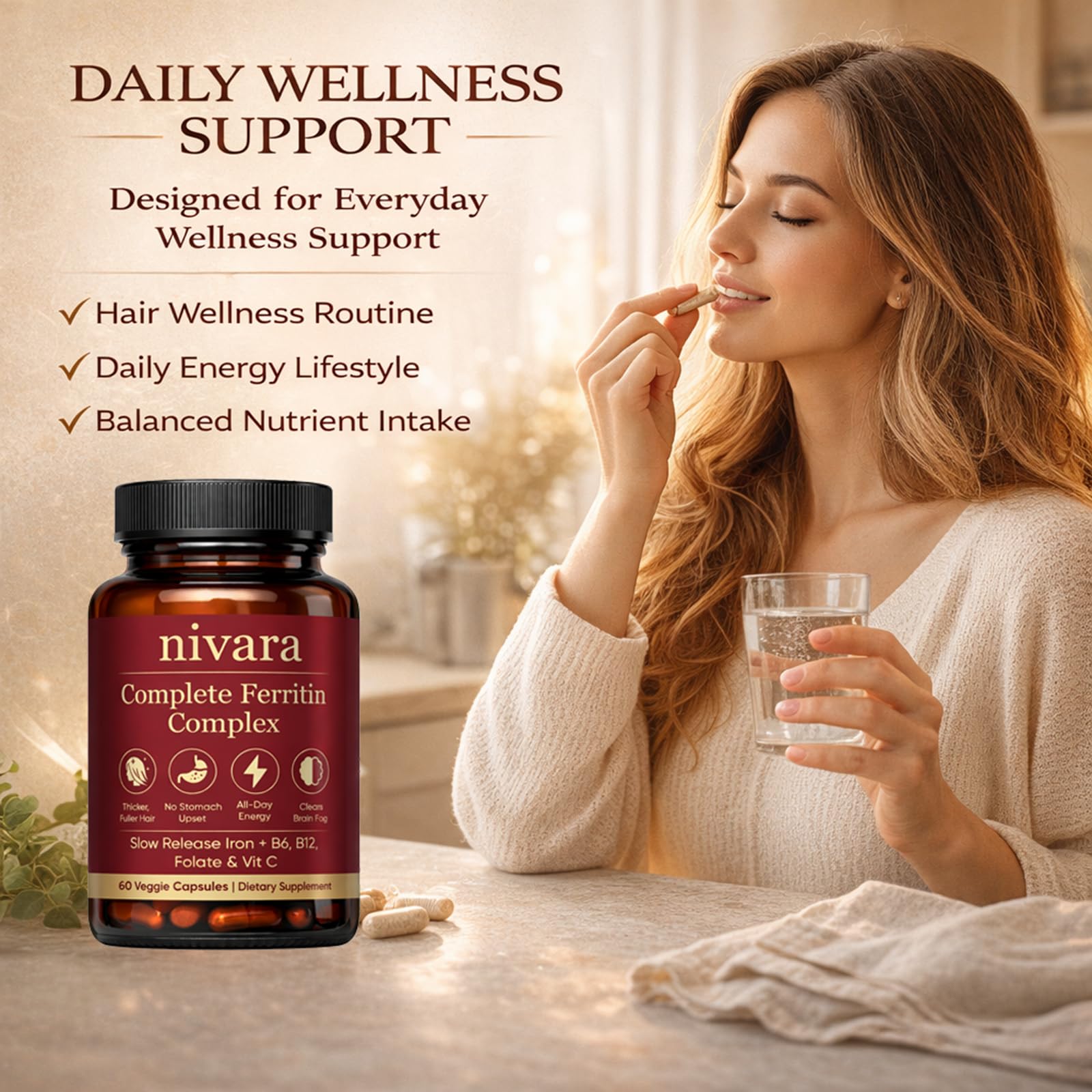 DXWXH Nivara Ferravital Complete Ferritin Complex packaging details