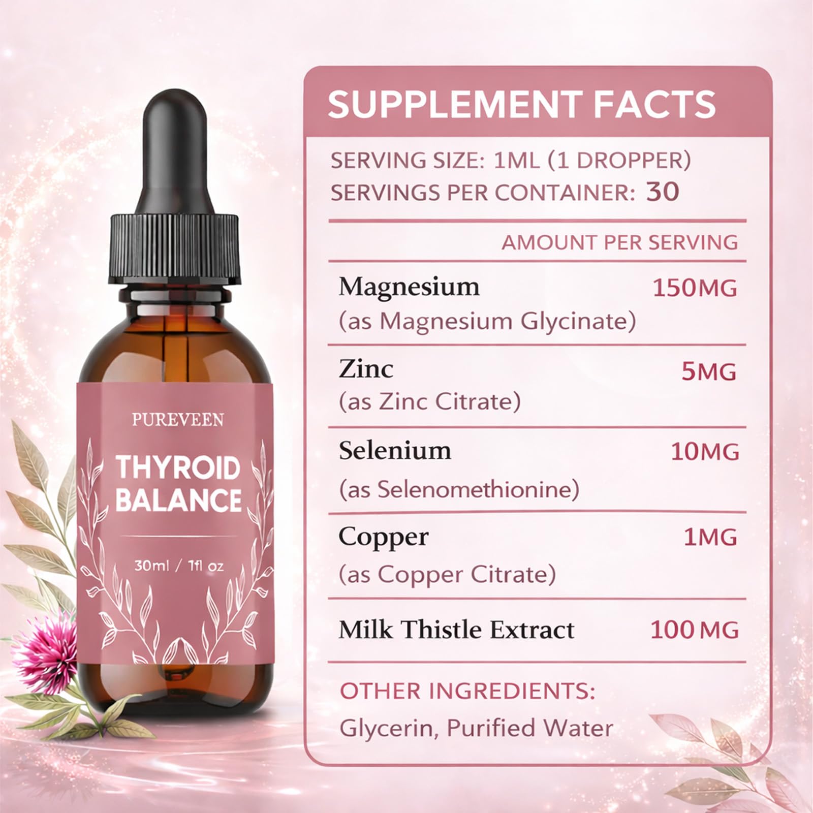 DXWXH Thyroid Support Drops dropper close-up