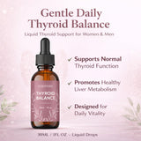 DXWXH Thyroid Support Drops with milk thistle ingredient