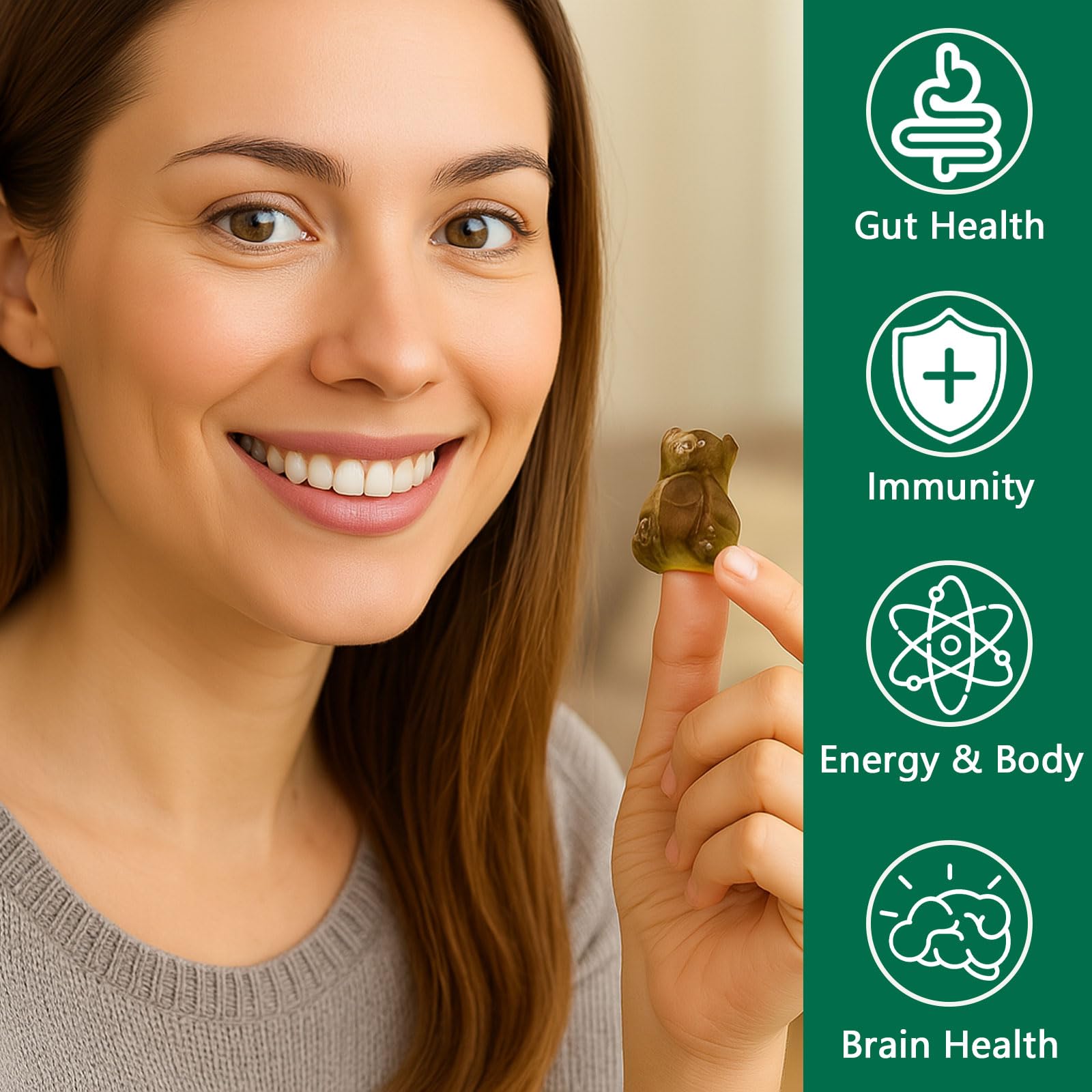 DYDUON Daily Greens Gummies nutritional information