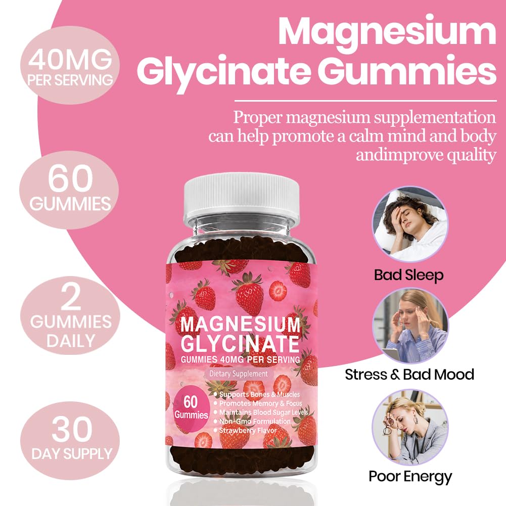 Dyeazirn Magnesium Glycinate Gummies packaging side view
