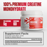 Dymatize Creatine Monohydrate Powder 367g mixed in water