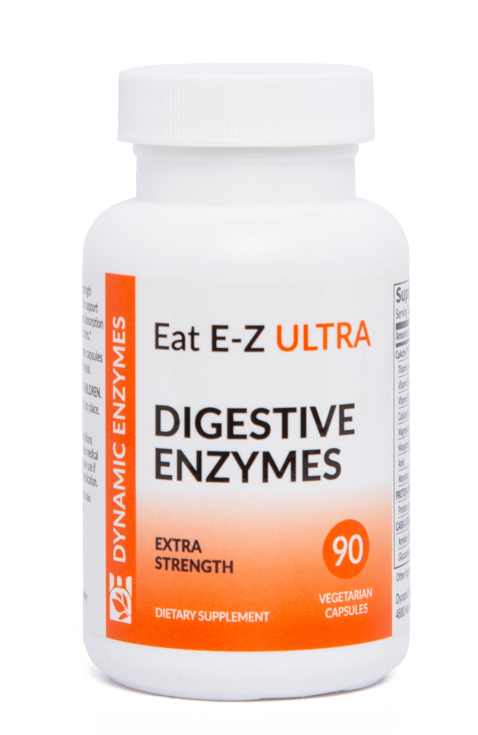 Dynamic Enzymes Eat E-Z Ultra Multi-Enzyme Supplement front view