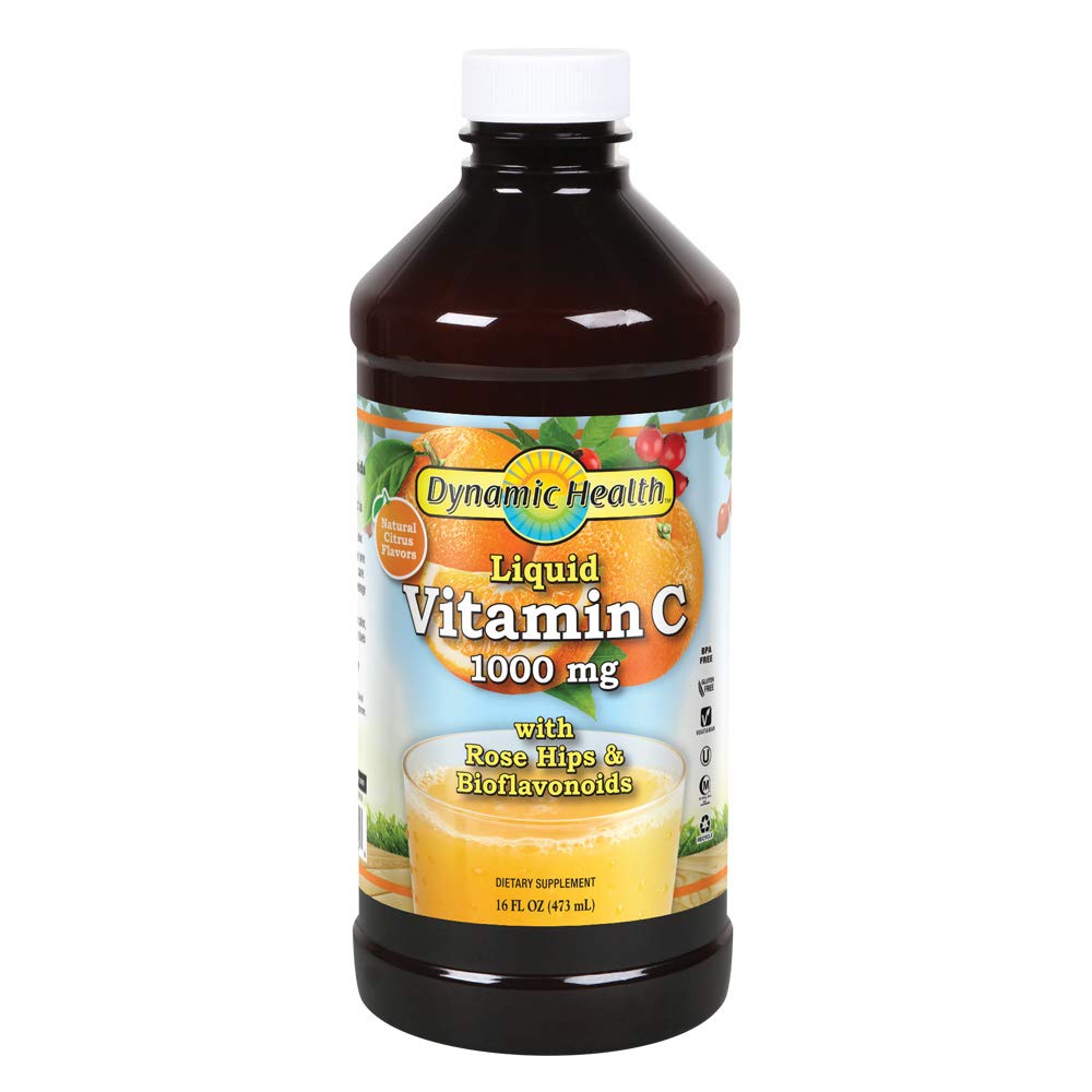 Dynamic Health Liquid Vitamin C 1000mg front view bottle