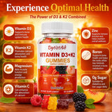 DytistAid Vitamin D3+K2 Gummies nutritional information label