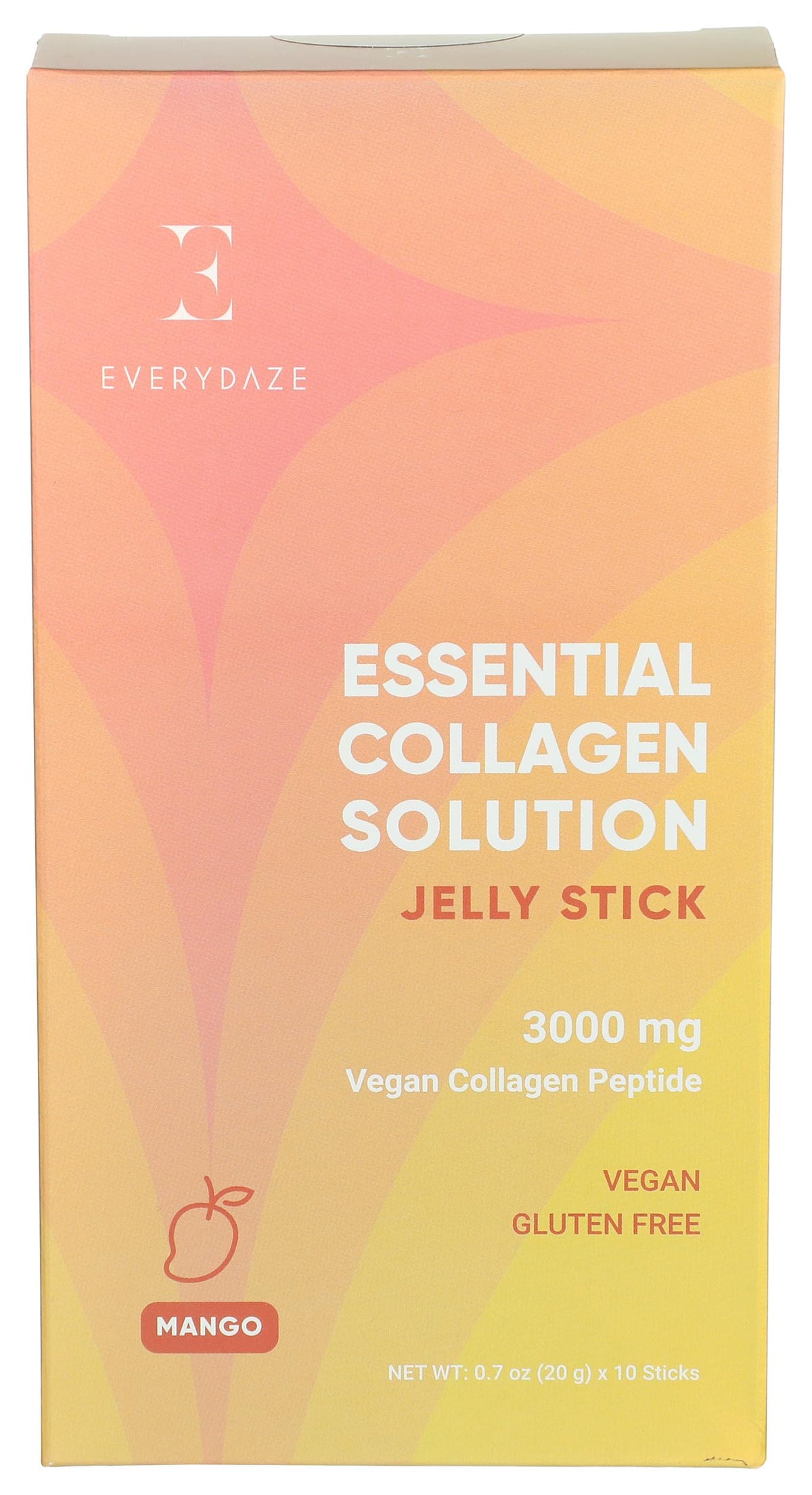 E EVERYDAZE Essential Collagen Solution Jelly Stick Mango flavour pack of 10