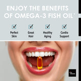 E´LAVONNE Fish Oil packaging with ingredients list