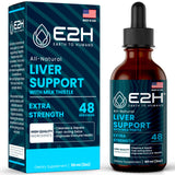 E2H EARTH TO HUMANS Milk Thistle Liquid Drops bottle front view