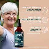 E2H EARTH TO HUMANS Reishi Mushroom Extract 57g bottle side view