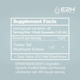 E2H EARTH TO HUMANS Turkey Tail Mushroom Extract ingredients list