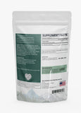 E3LIVE AFA Blue-Green Algae 60g pouch side view with packaging details