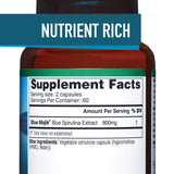 E3LIVE Blue Majik Spirulina Capsules packaging
