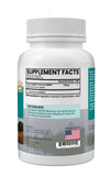 E3LIVE BrainOn Spirulina Supplement side view showing capsule details