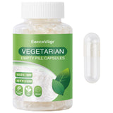 EaccoViigr Empty Capsules 000 front view with clear design