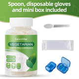 EaccoViigr empty capsules with micro spoon and gloves