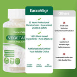 EaccoViigr Size 00 Empty Capsules on a wooden surface