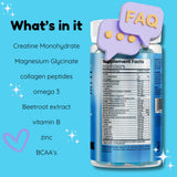Earth Bare Creatine Monohydrate Gummies blueberry flavour