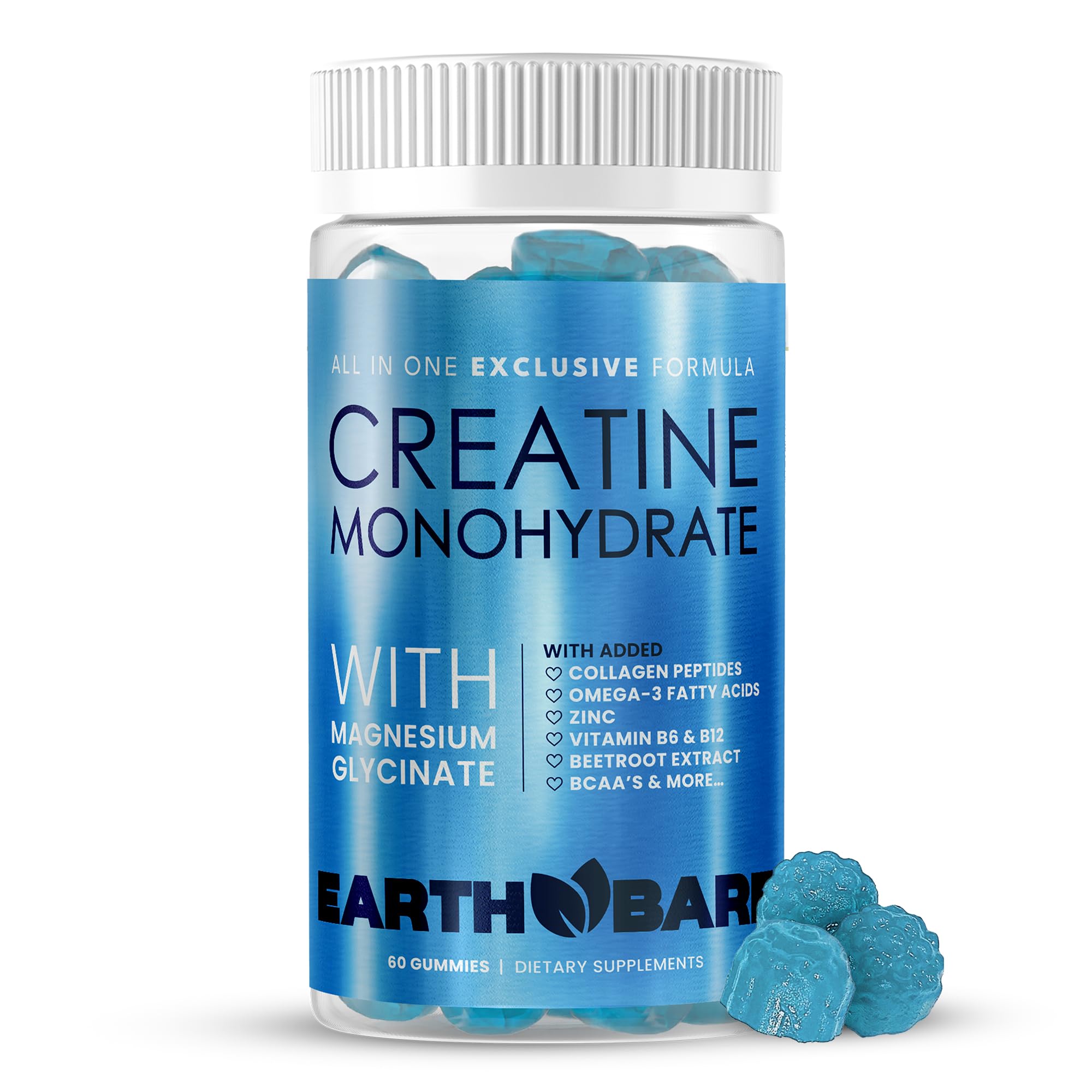 Earth Bare Creatine Monohydrate Gummies front view