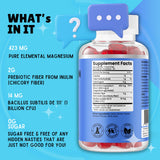 Earth Bare Magnesium Gummies opened pack with gummies displayed