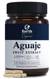 Earth BOTANIC Organic Aguaje Fruit Extract 120 vegan capsules front view