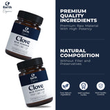Earth BOTANIC Organic Clove Capsules 500mg packaging details
