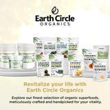 Earth Circle Organics Black Maca Powder with ingredients