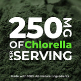Earth Circle Organics Chlorella Tablets 250mg close-up of tablets