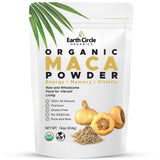 Earth Circle Organics Maca Root Powder 454g front view