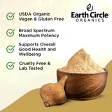 Earth Circle Organics Maca Root Powder 454g packaging