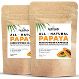 Earth Circle Organics Papaya Seed Powder Capsules front view
